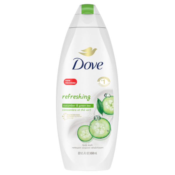 Dove cucumber & green tea scent