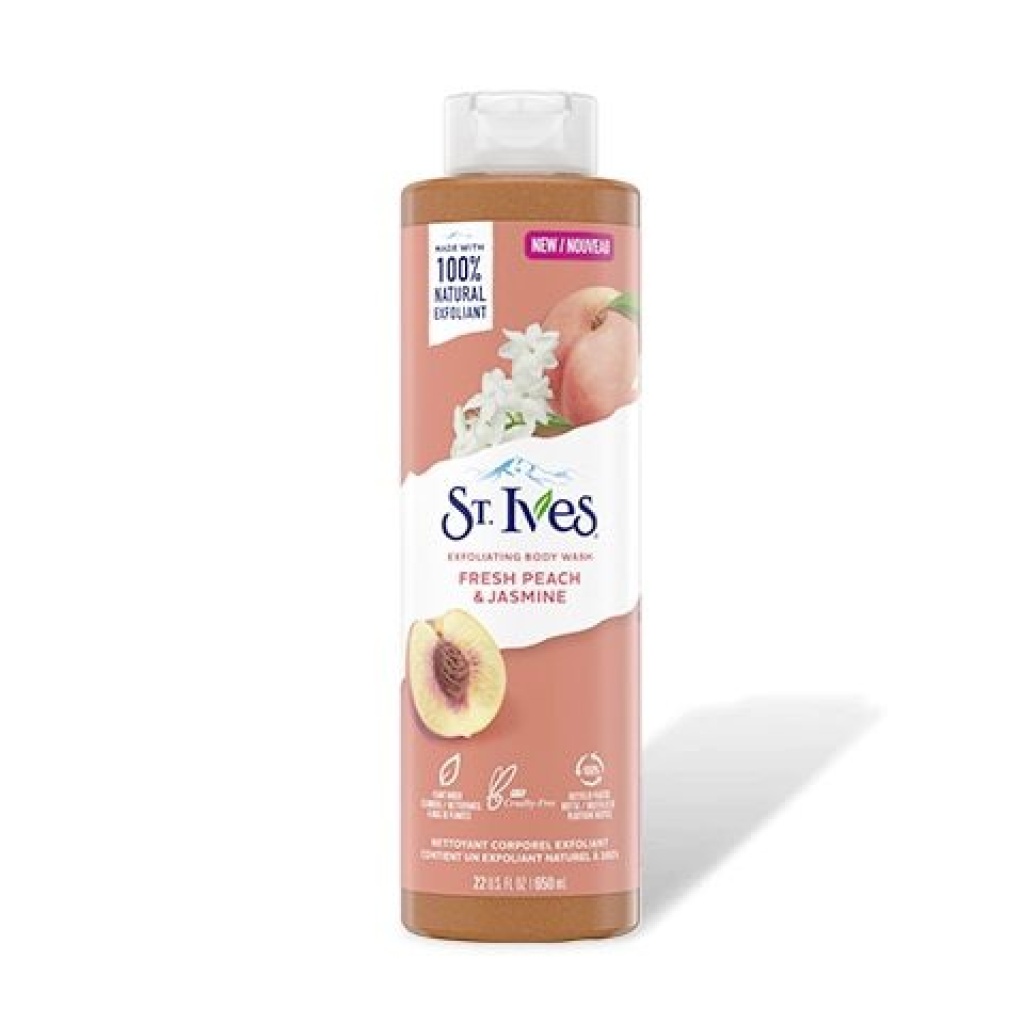St ives exfoliating body wash - fresh peach & Jasmine