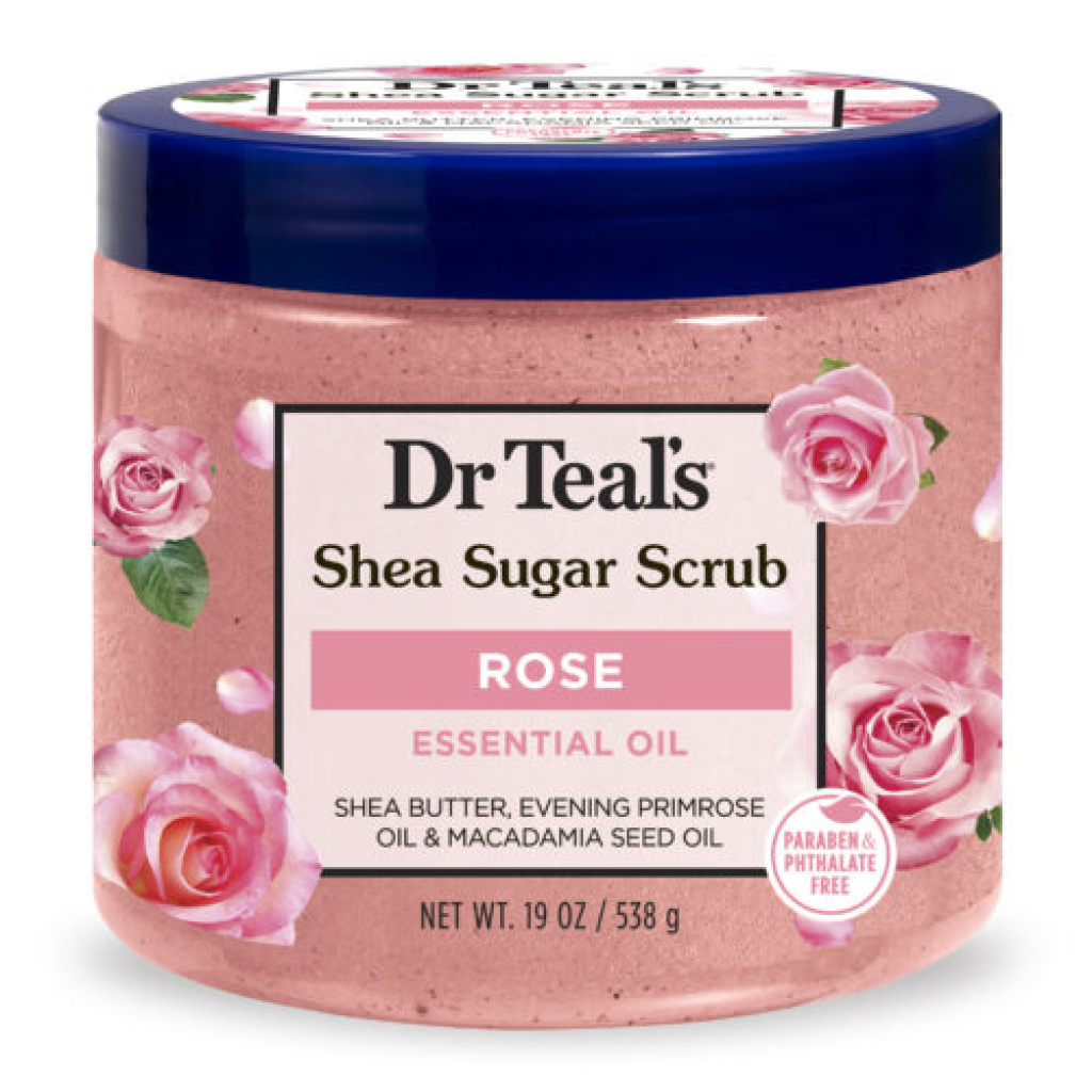 Dr Teals Shea sugar scrub - Rose