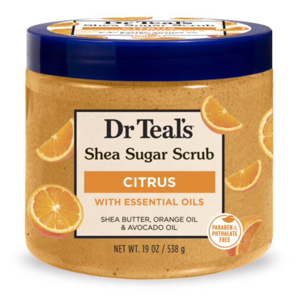 Dr Teals Shea sugar scrub - Citrus