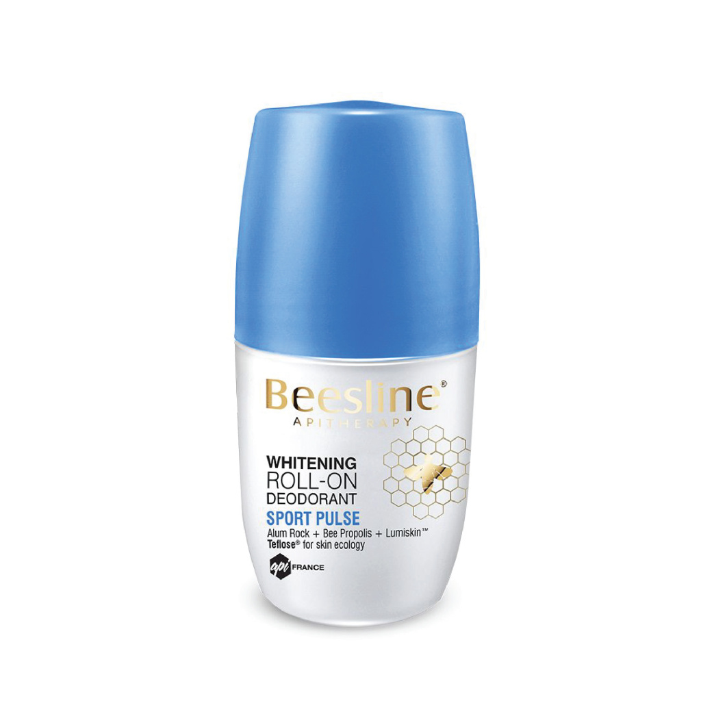 Beesline Whitening Roll-on Deodorant - Sort pulse