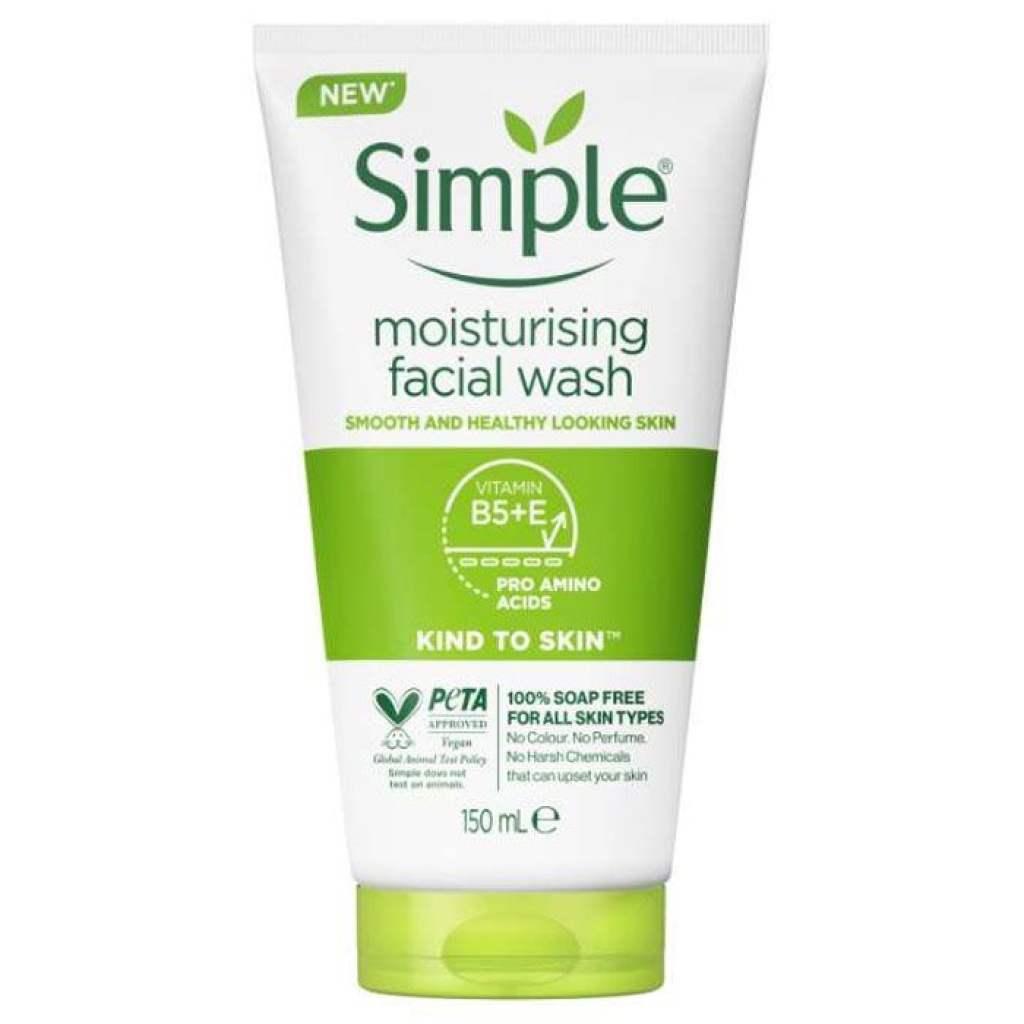 Simple Moisturizing face wash